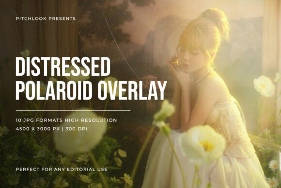 Download Distressed Polaroid Overlay - Polaroid Collection