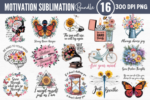 Download Motivational Sublimation Quotes Bundle - Premium Resources